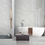 Thumbnail: Kazio Grey Tile, Glossy Surface, 60x120 cm, Radiant Collection