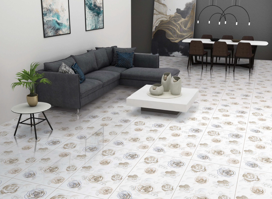 Thumbnail: 3D-1006 Tile, Glossy Surface, 60x120 cm, Dynamic Collection