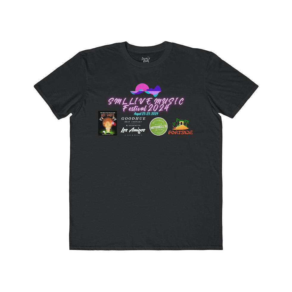 Thumbnail: LRP Brand SML Fest 2024 with Venue Logos Men's Lightweight Tee