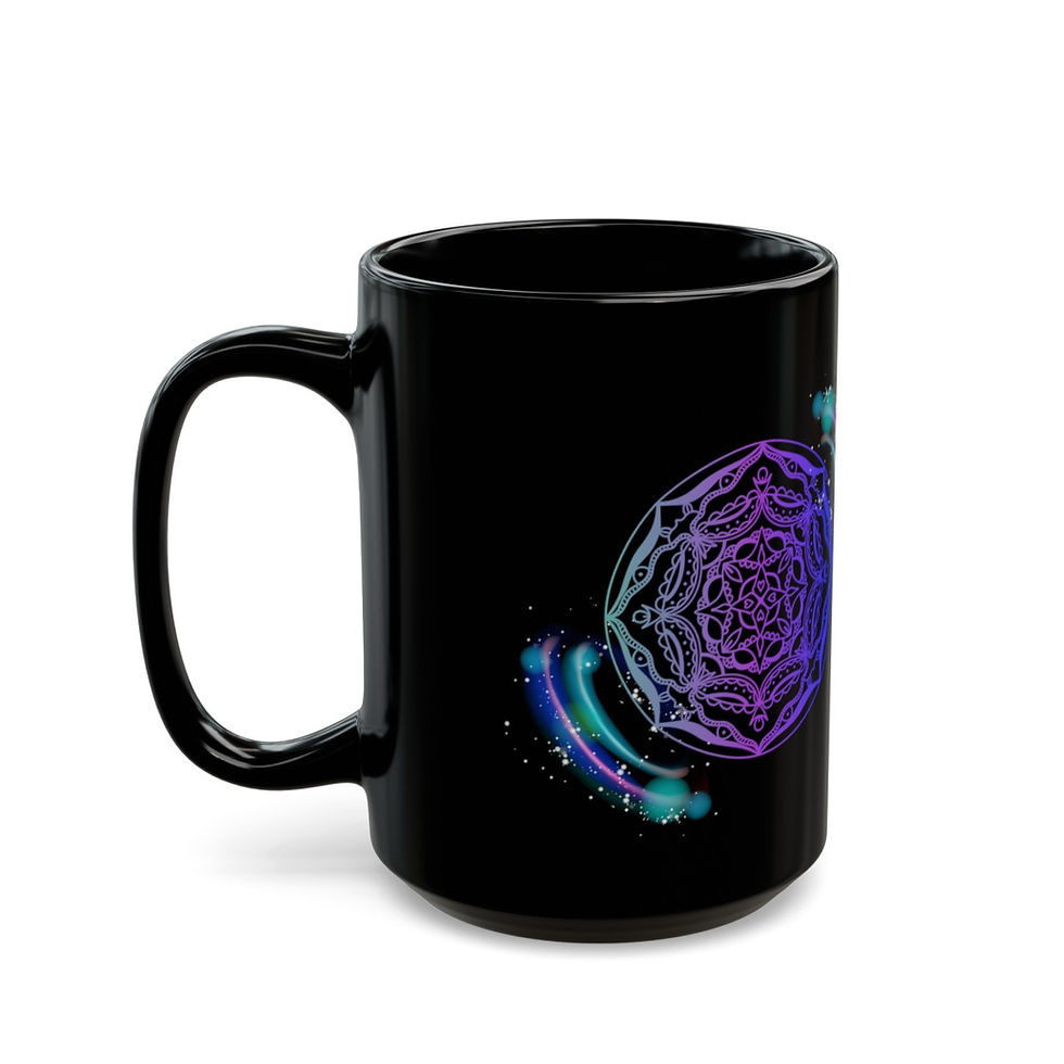Thumbnail: LRP Brand “Mandala” Black Mug (11oz, 15oz)