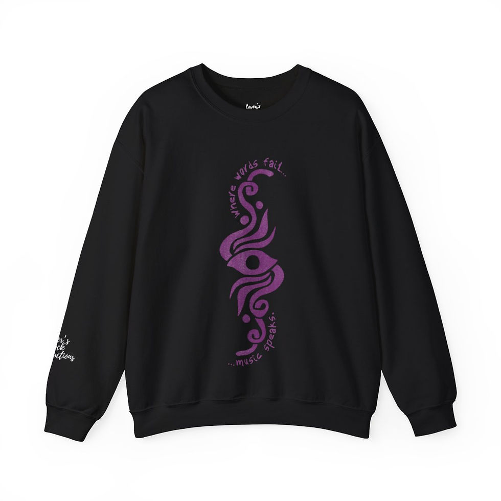 Thumbnail: LRP Brand “Where words fail, music speaks” Heavy Blend Sweatshirt