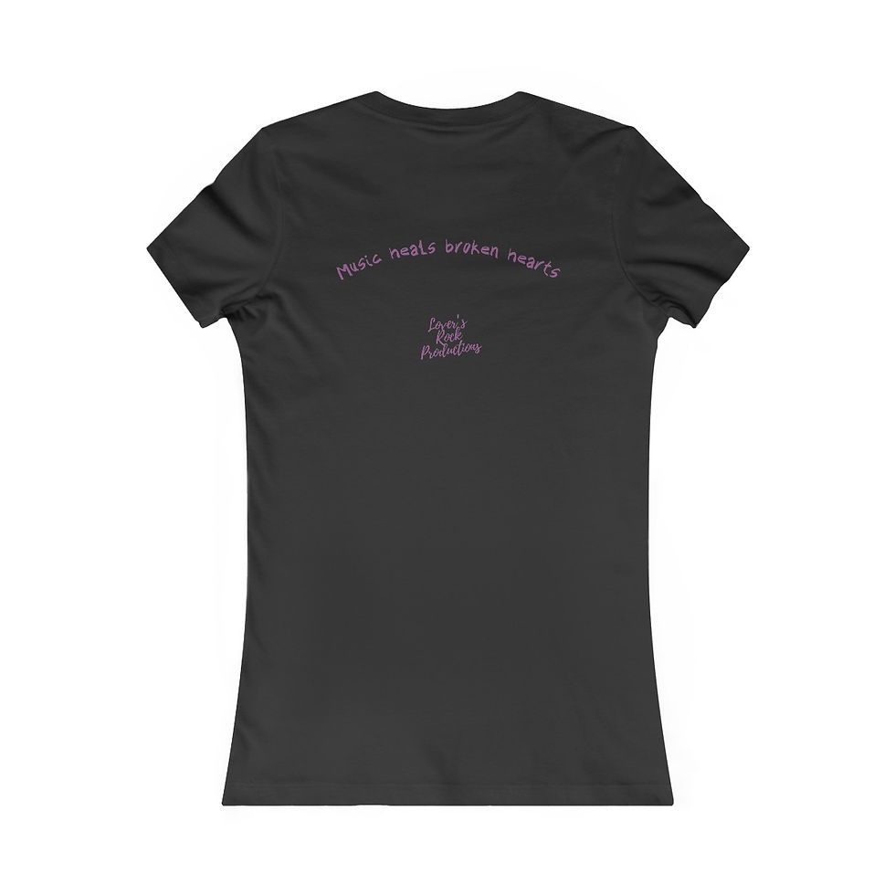 Thumbnail: LRP Brand “Music Heals Broken Hearts” Women's Fitted Tee