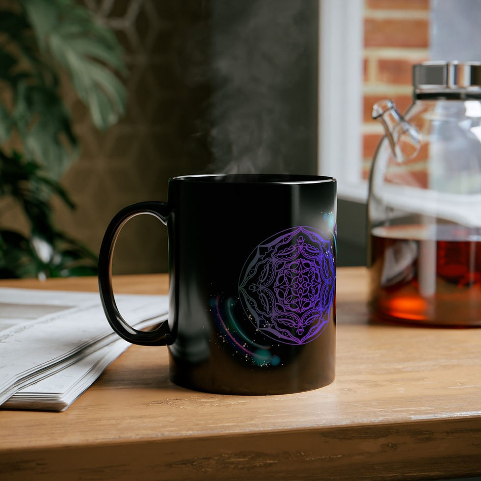 Thumbnail: LRP Brand “Mandala” Black Mug (11oz, 15oz)