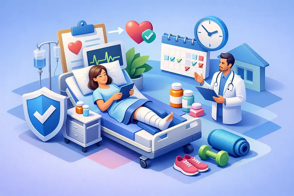 Guía de recuperación postoperatoria segura