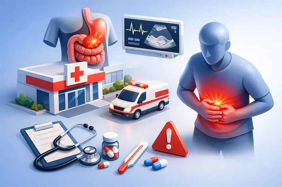 Cuándo ir a urgencias por dolor abdominal