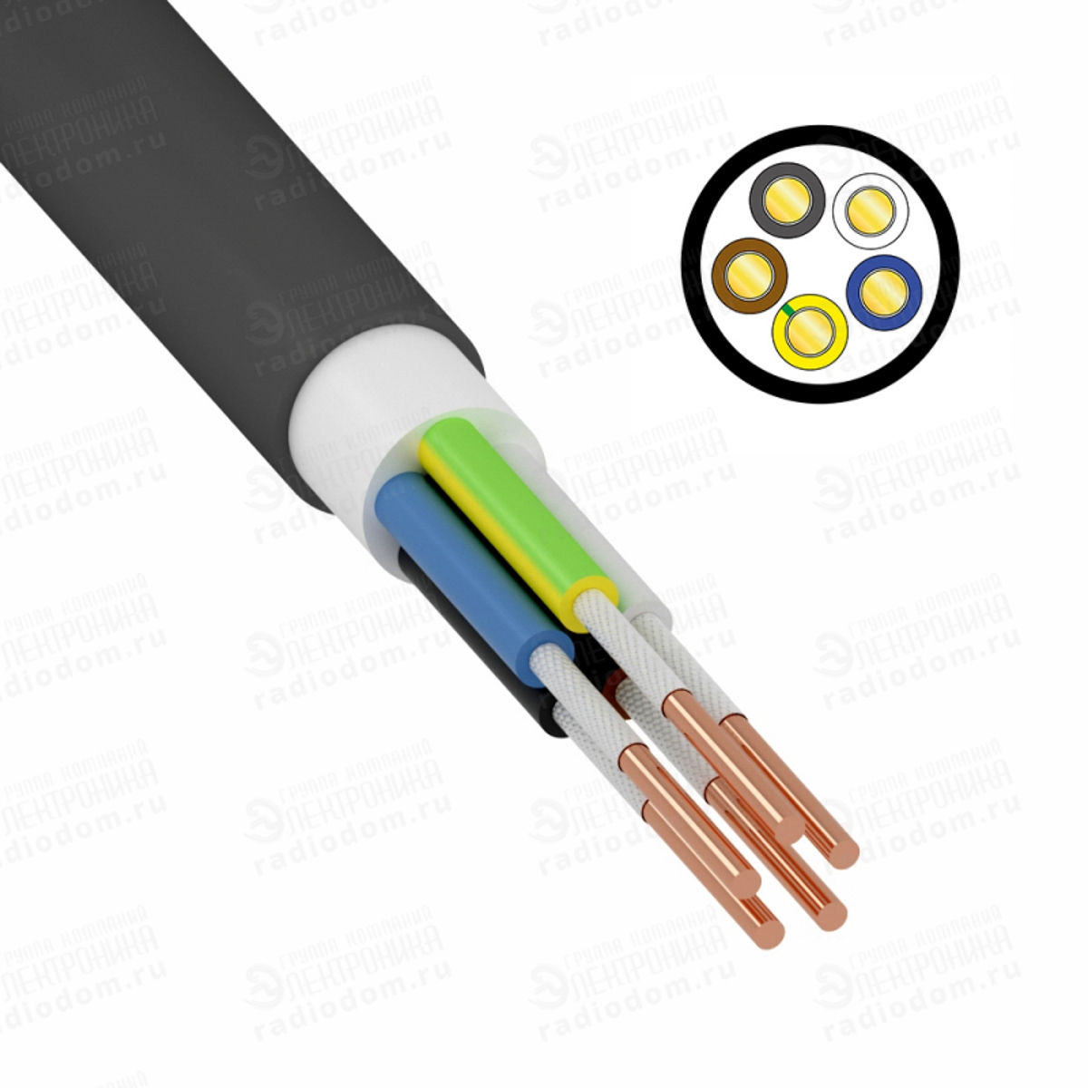 Кабель Кабэкс ВВГнг(А)-FRLS 3x1,5 (100 м)