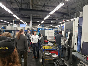 Vanderbilt Students Tour H.B. Carbide in Lewiston