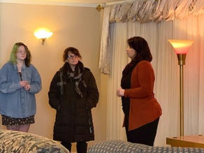 Wolverine Students Tour Chagnon Funeral Home