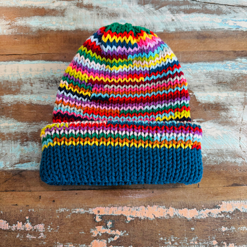 Scrap Yarn Hat | Brush N Hook