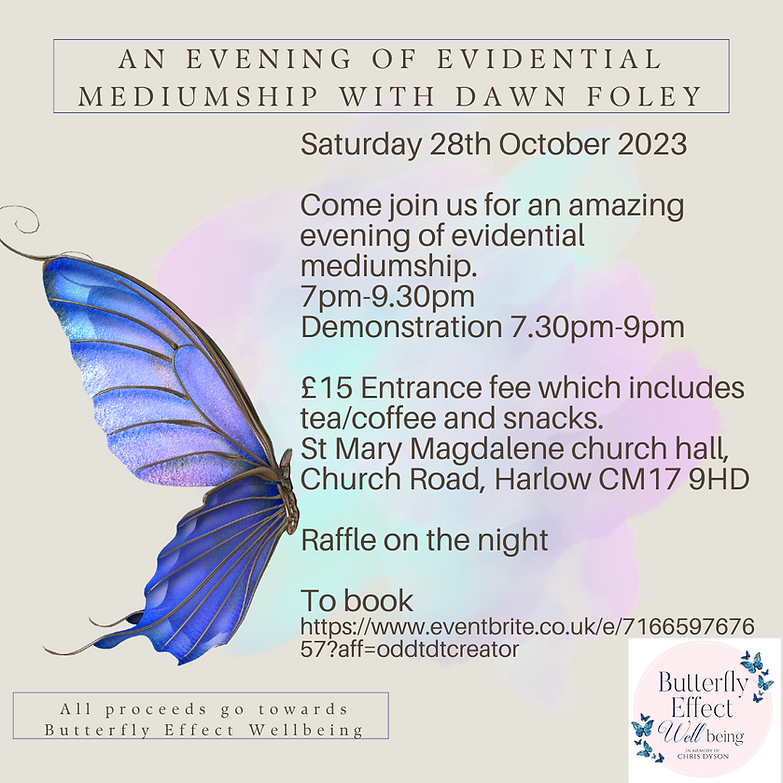 An Evening of Evidential Mediumship with Dawn Foley