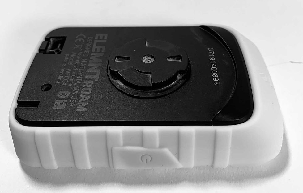 Thumbnail: Tough Silicone Case +Screen Protection for Wahoo ELEMNT ROAM GPS -White