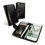 Thumbnail: Vintage Leather Wallet-Style Case for iPhone 5 / 5S / SE - Black