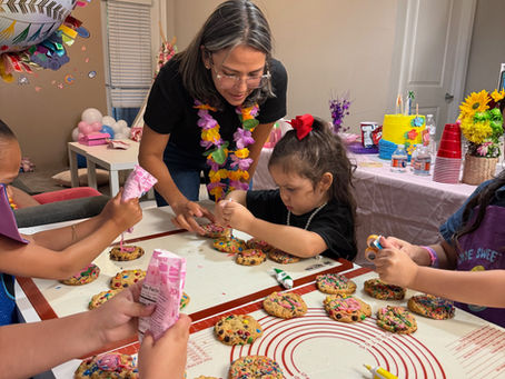 Kids Birthday Party Idea: Cookie Decorating & Baking with Melao Time