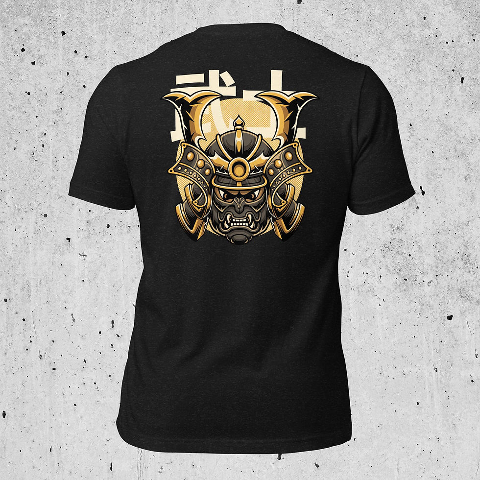 Thumbnail: Premium heavyweight tee - Samurai Mask