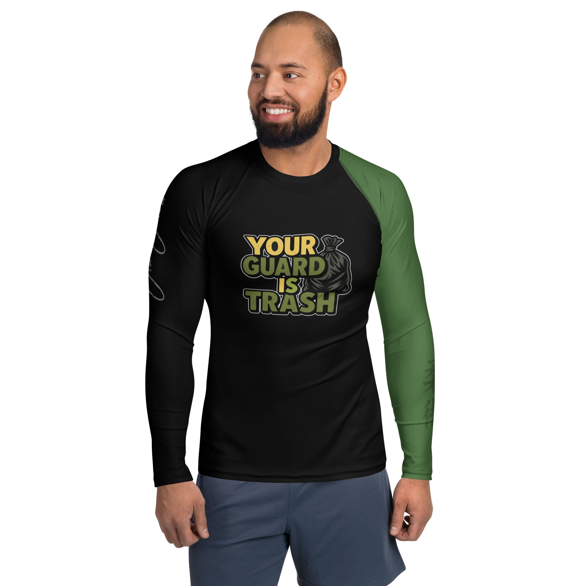 "Your Guard is Trash" Men's Rash Guard