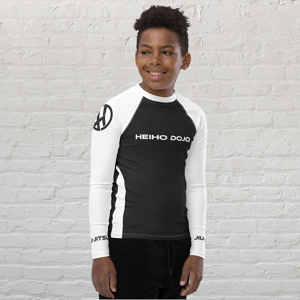 Thumbnail: Youth Competition Rash Guard - Heiho Dojo - Jiu-Jitsu