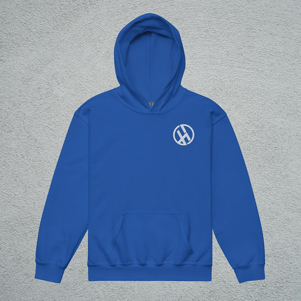 Thumbnail: Youth heavy blend hoodie - Samurai Mask