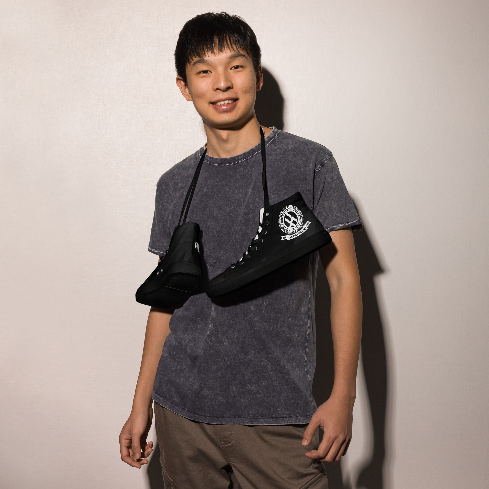 Men’s high top canvas shoes - Heiho Dojo