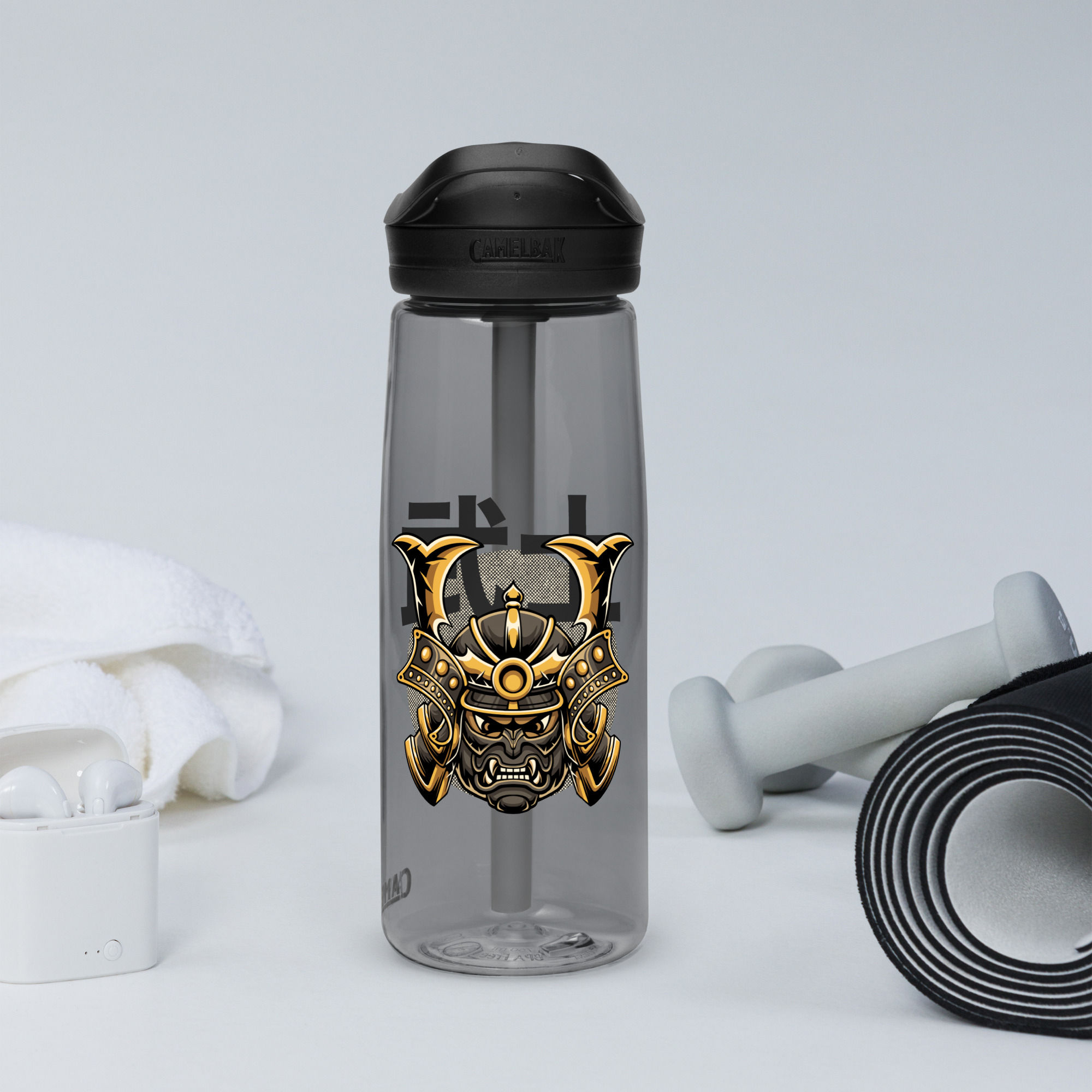 Sports water bottle - Samurai Mask