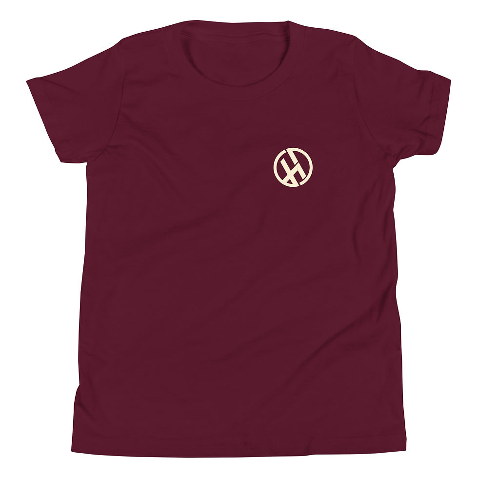 Thumbnail: Youth Short Sleeve T-Shirt - Santa Bear