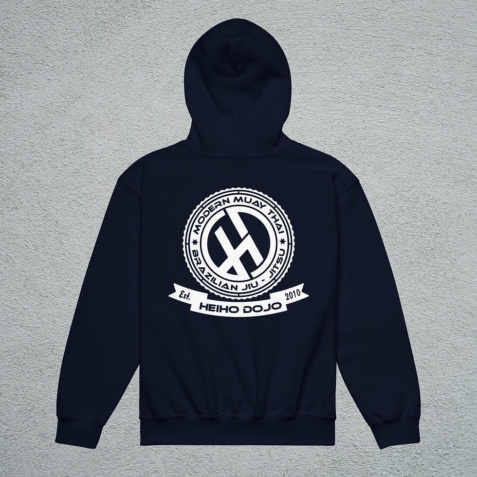 Thumbnail: Youth heavy blend hoodie - Heiho Dojo