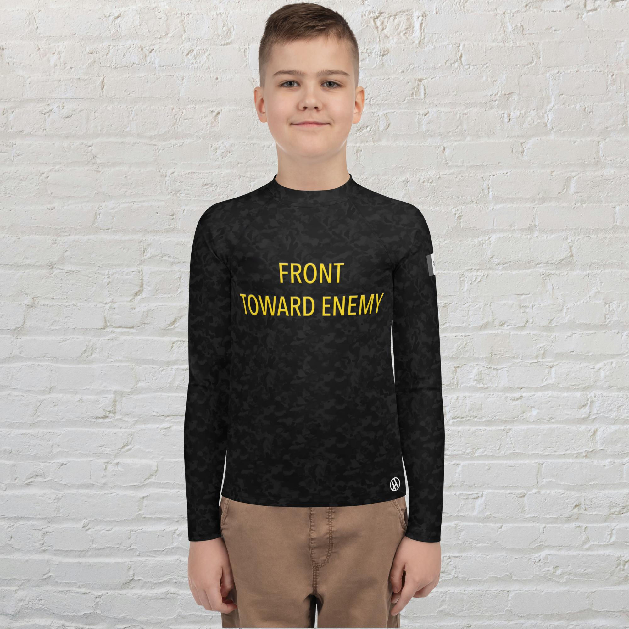Youth Rash Guard - Front Toward Enemy