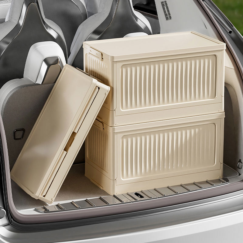 Thumbnail: 1 PC Folding Storage Box Multifunction Foldable Organizer Container Plastic Sund