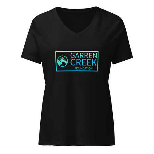 Women's relaxed v-neck t-shirt | The Garren Creek Foundation