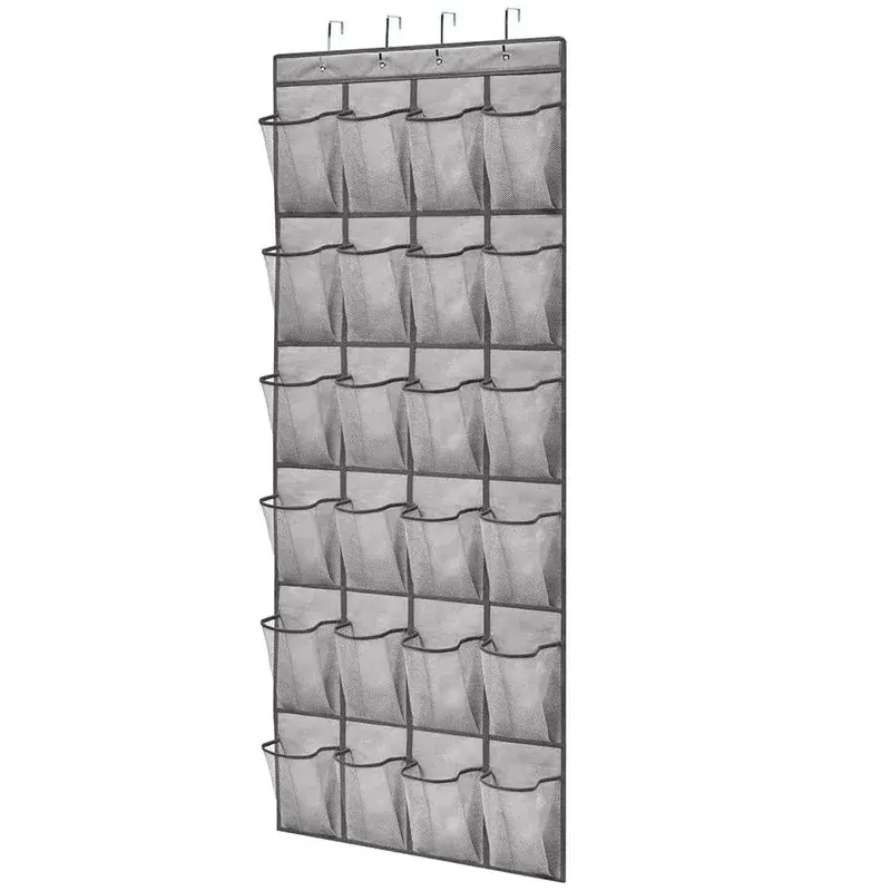 Thumbnail: Over The Door Shoe Rack With12/14/24/28/35/40 Large Mesh Pockets Hanging Shoe Or