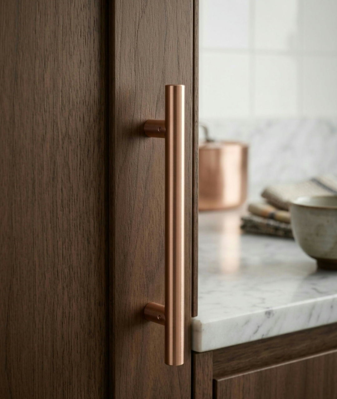"6" Plain metal handle gold