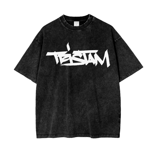 T-SHIRT - TRISTAM Acid Wash Oversize | YoMamaRice