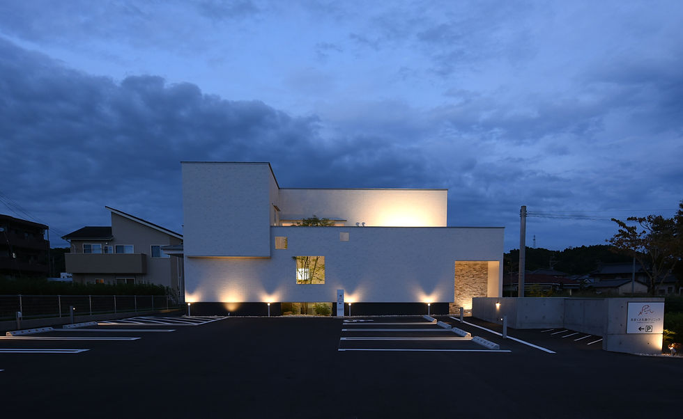 熊本の設計事務所が設計した熊本県天草市にある乳腺クリニックのあまくさ乳腺クリニック