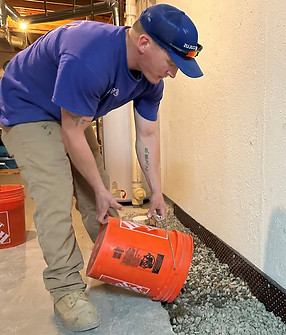 Foundation Restoration Interior Basement Waterproofing Calculus Repair