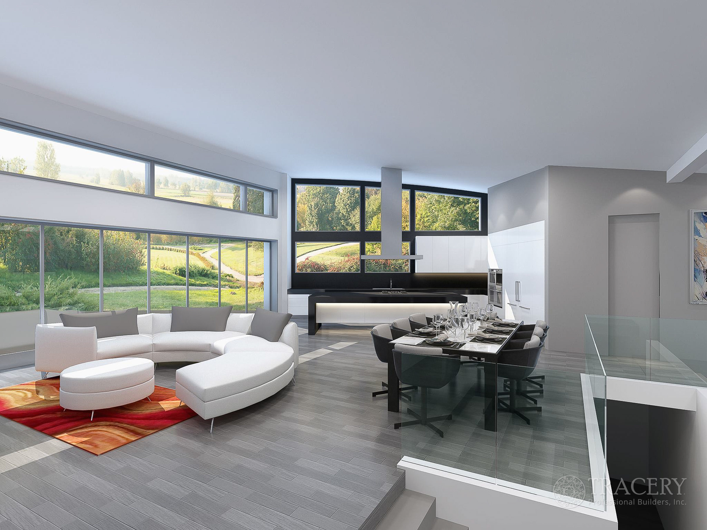 La Loma living spaces - Tracery Builders