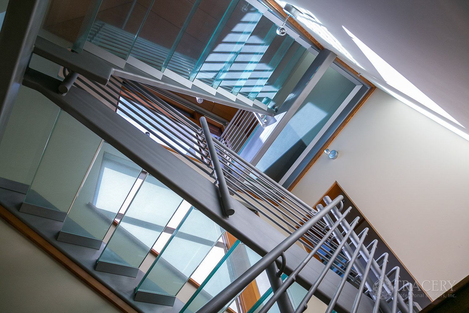 Barmetta glass stair - Tracery Builders