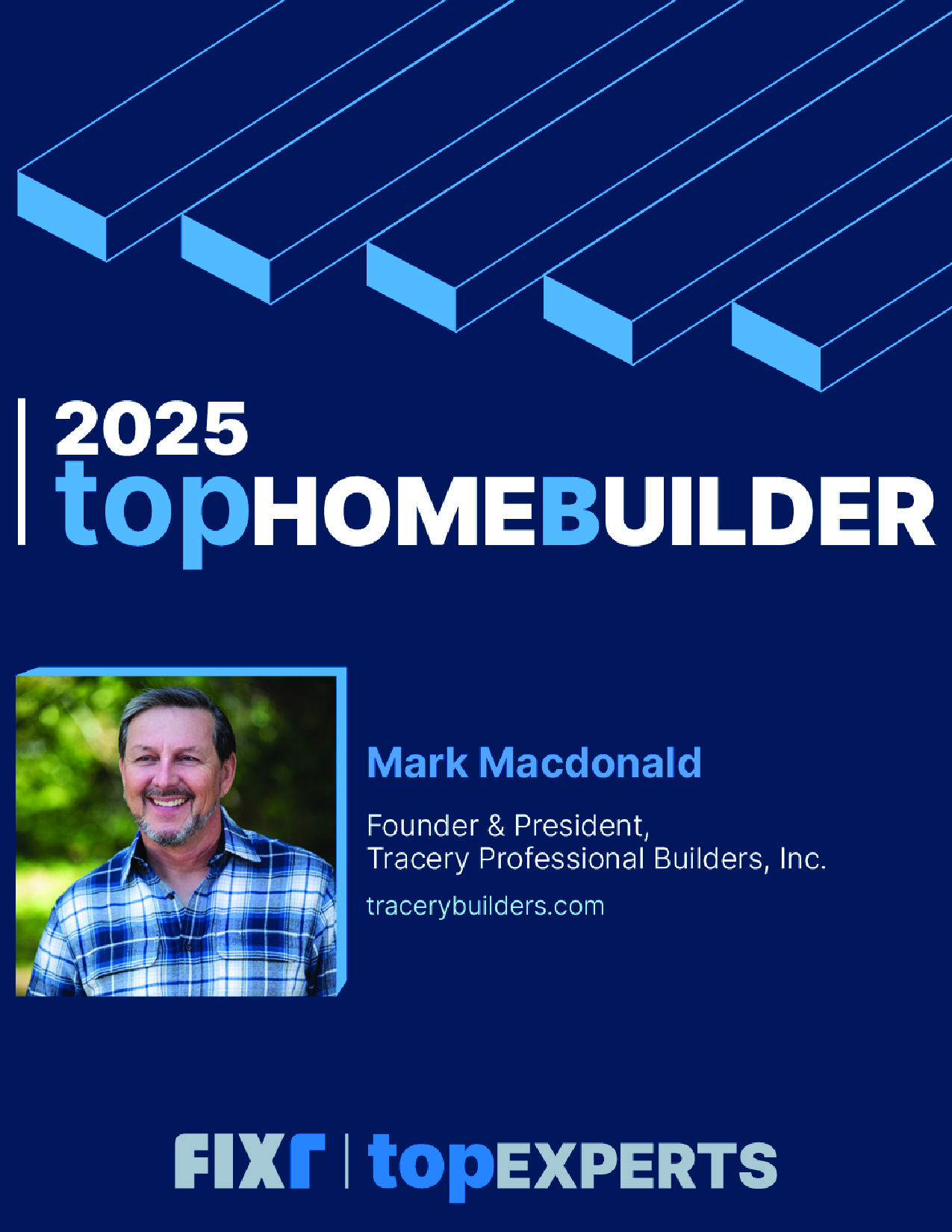 Fixr Top 100 Home Builder 2025-01 - Tracery Builders