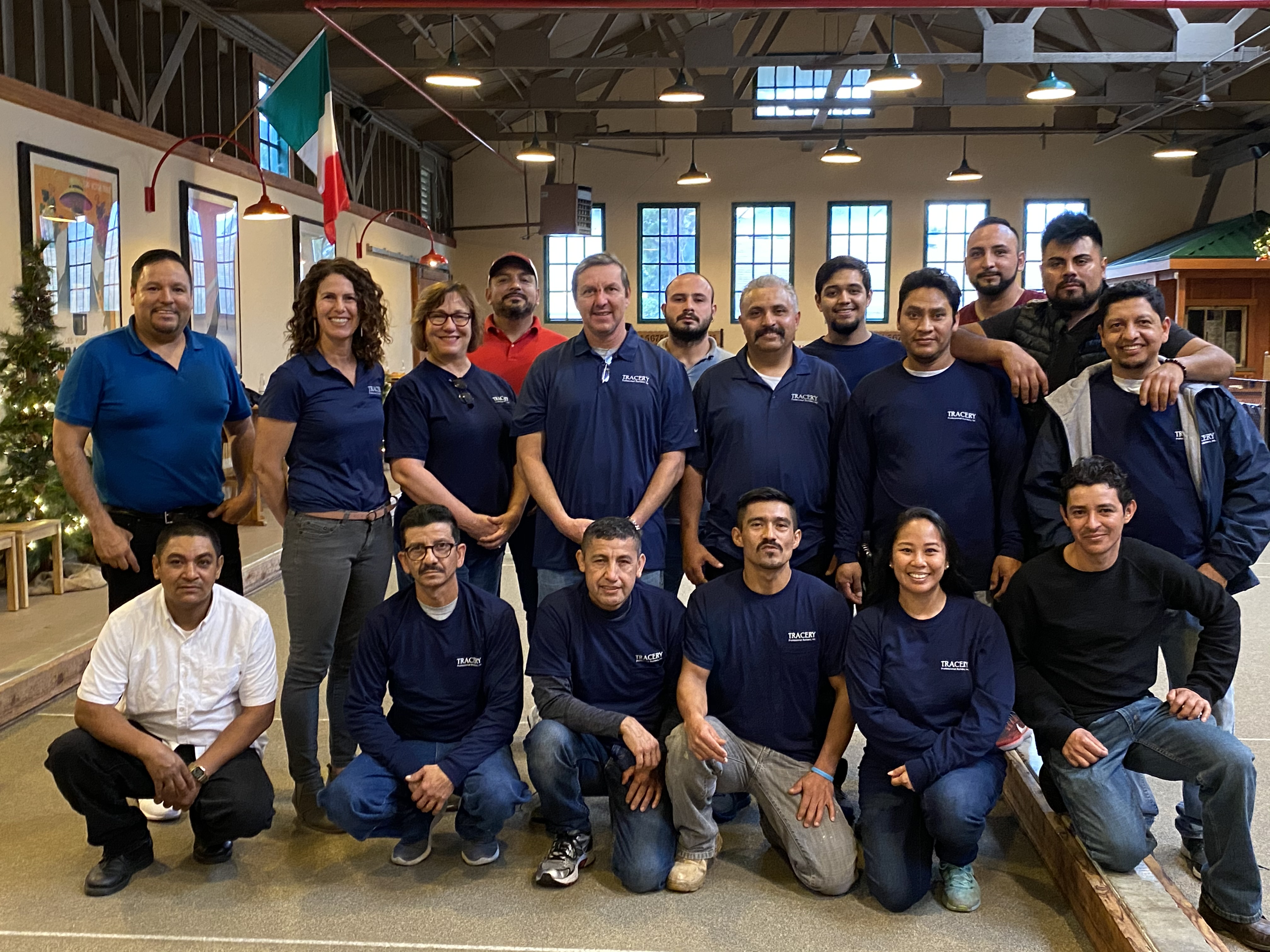 The Tracery team together