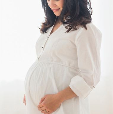 Pregnant Woman Smiling