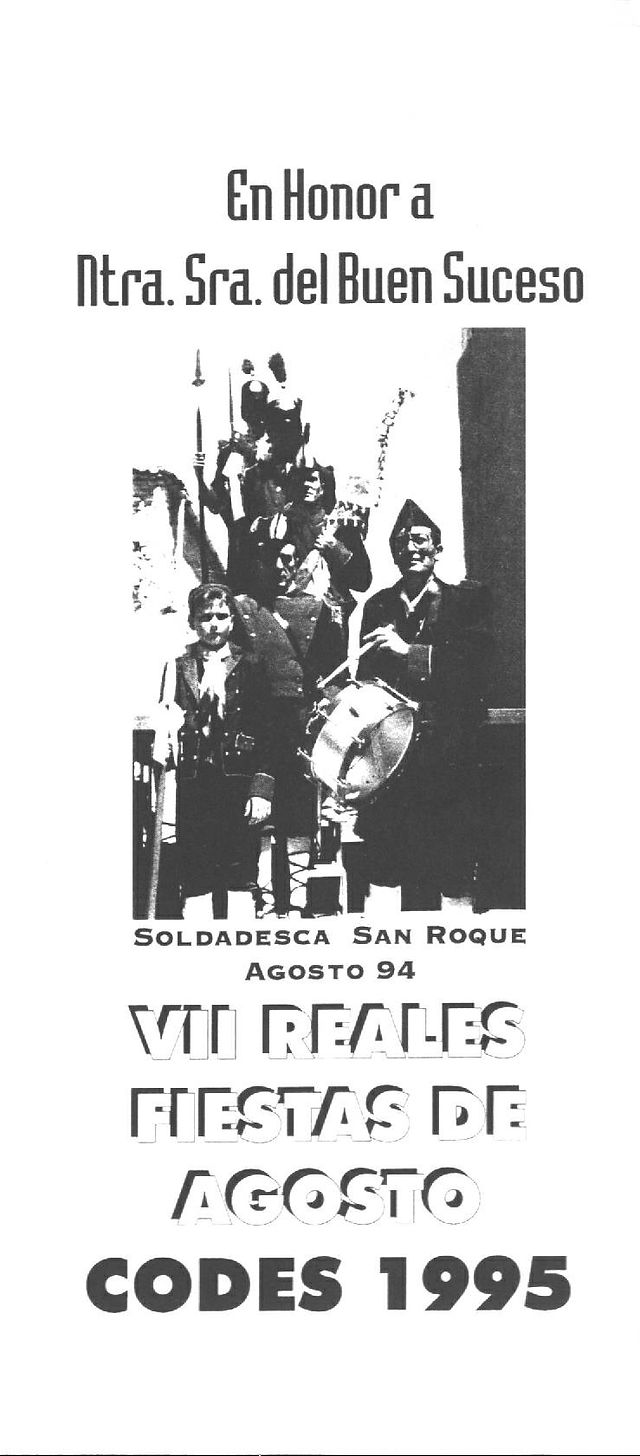 Programa Fiestas 1995a