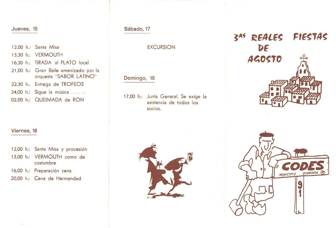 Programa Fiestas 1991a