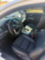 interior detail in woodland on a toyota camry