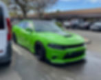 basic wash in woodland on a green dodge