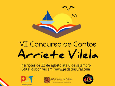 Edital do VII Concurso de Contos Arriete Vilela