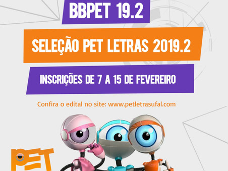 Edital Retificado Processo Seletivo 2019.2