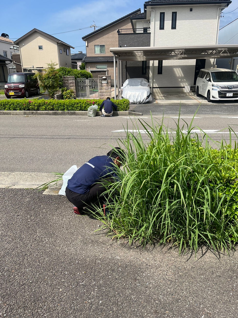 地域清掃活動を実施しました!