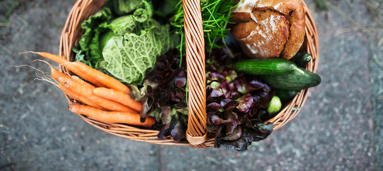Fresh Vegetable in Basket