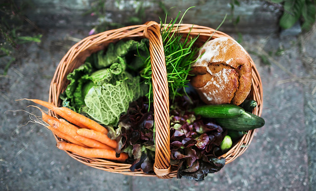 Fresh Vegetable in Basket