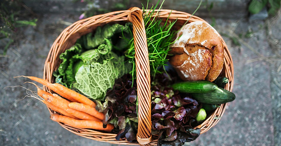 Fresh Vegetables in Basket