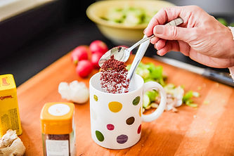 Making a healthy hot drink