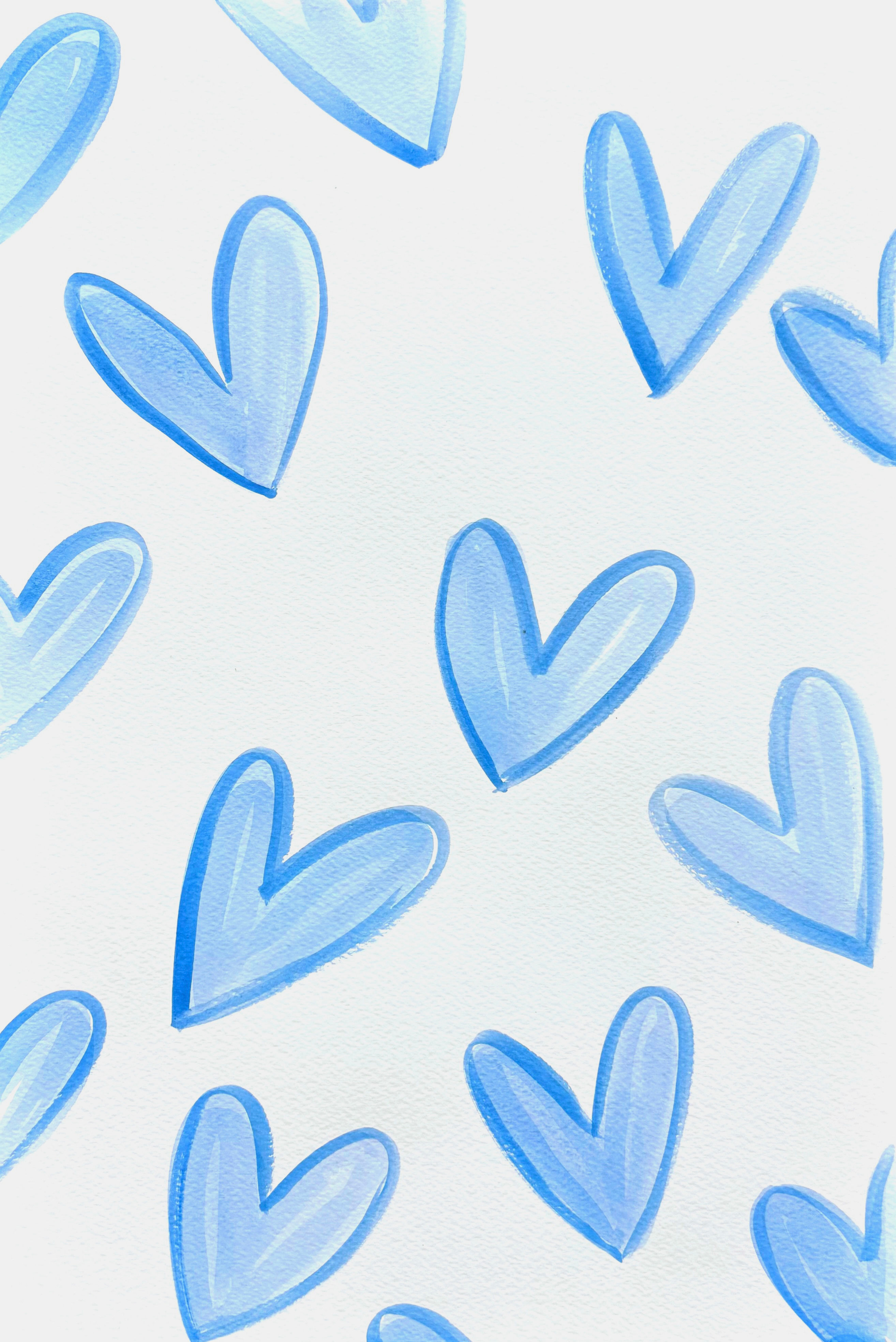 Cobalt Hearts - 12x18